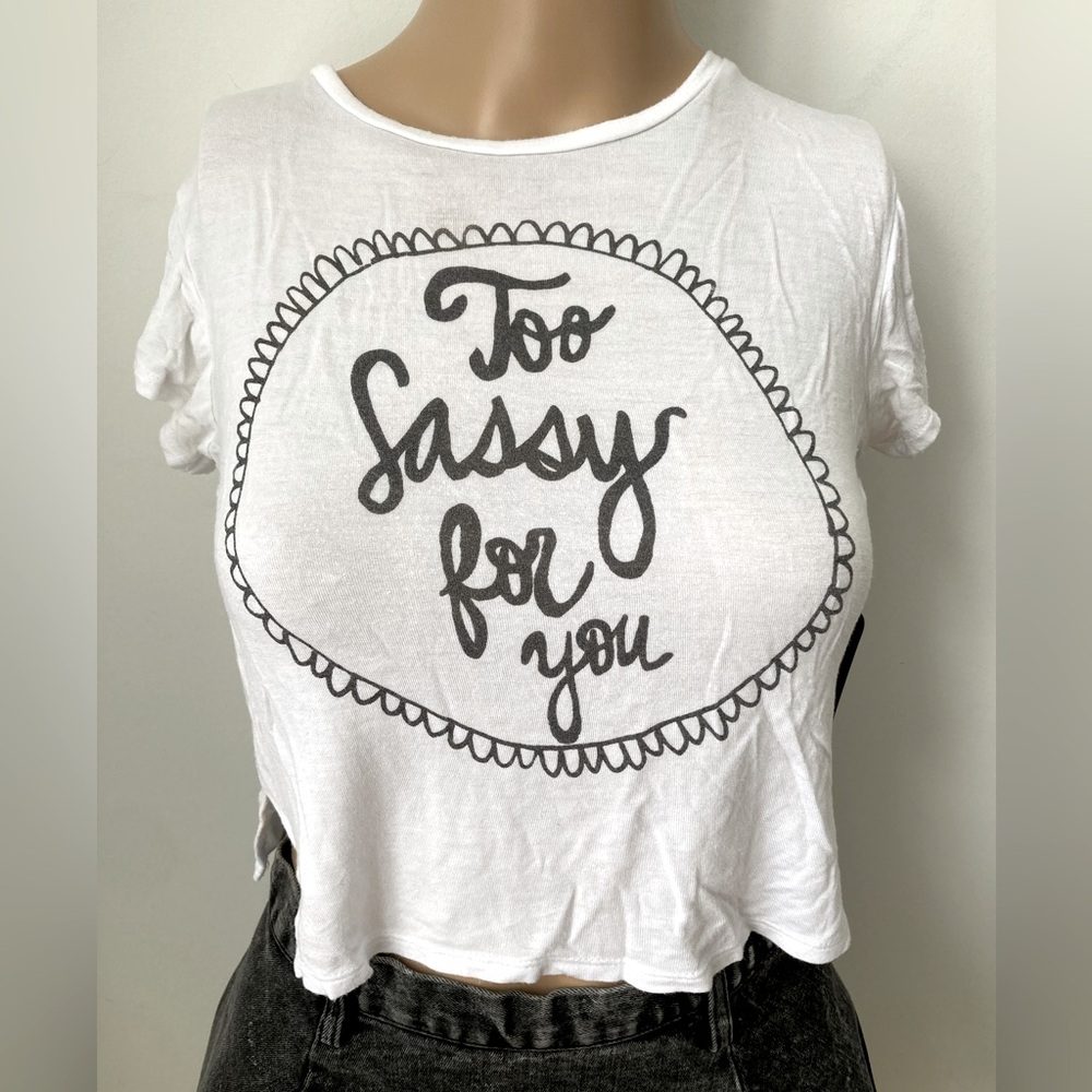 White graphic Tshirt